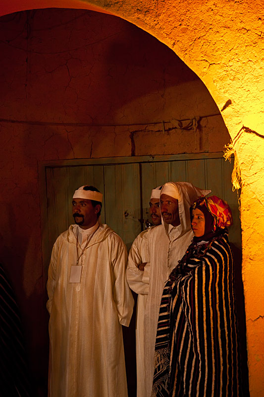  Watching the performances at the Imilchil music festival